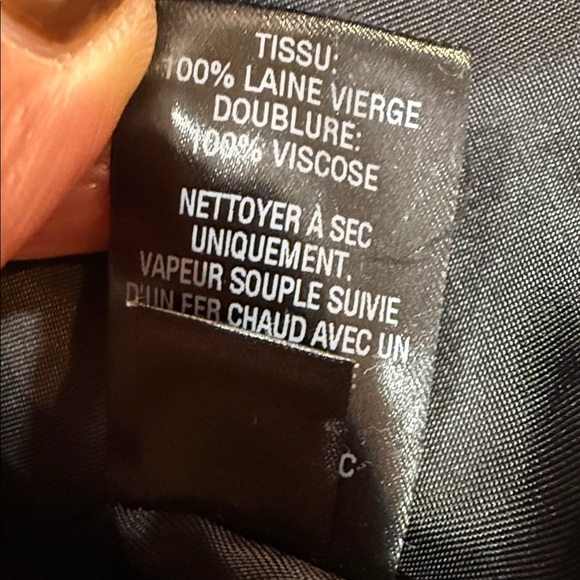 Nili Lotan Women’s Boxy Pimpton Blazer Black Size O Oversized XS - Picture 8 of 12